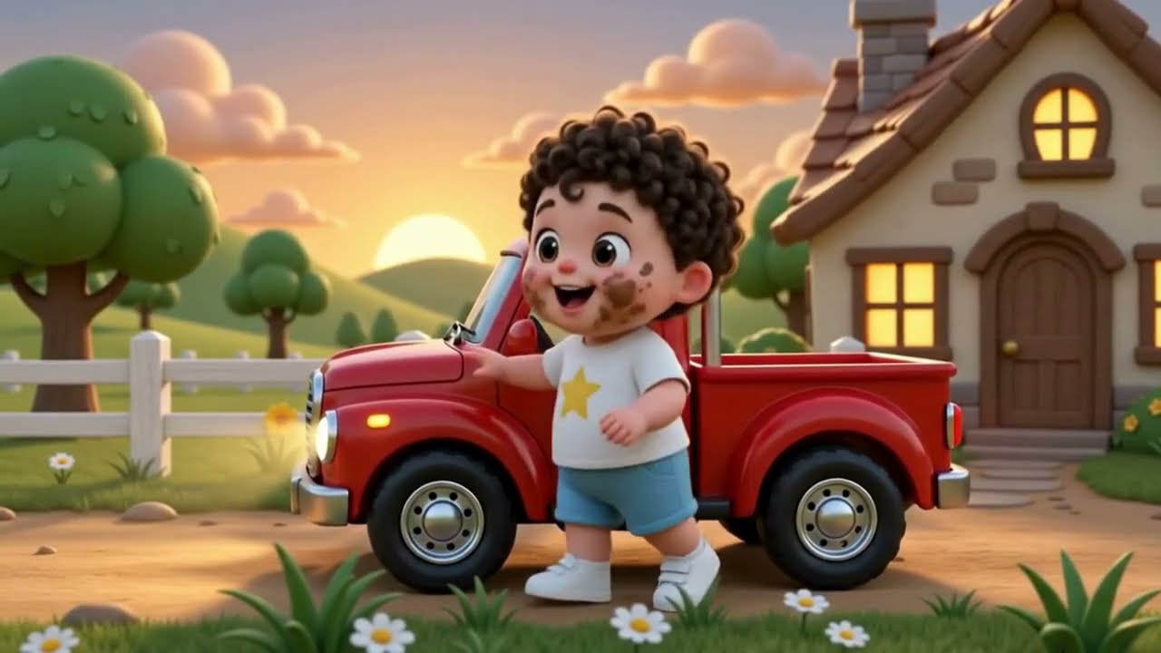 Go Truckie Go! 🚚 Fast and Slow Song for Kids ⭐ Nursery Rhymes for Toddlers | KidMentor