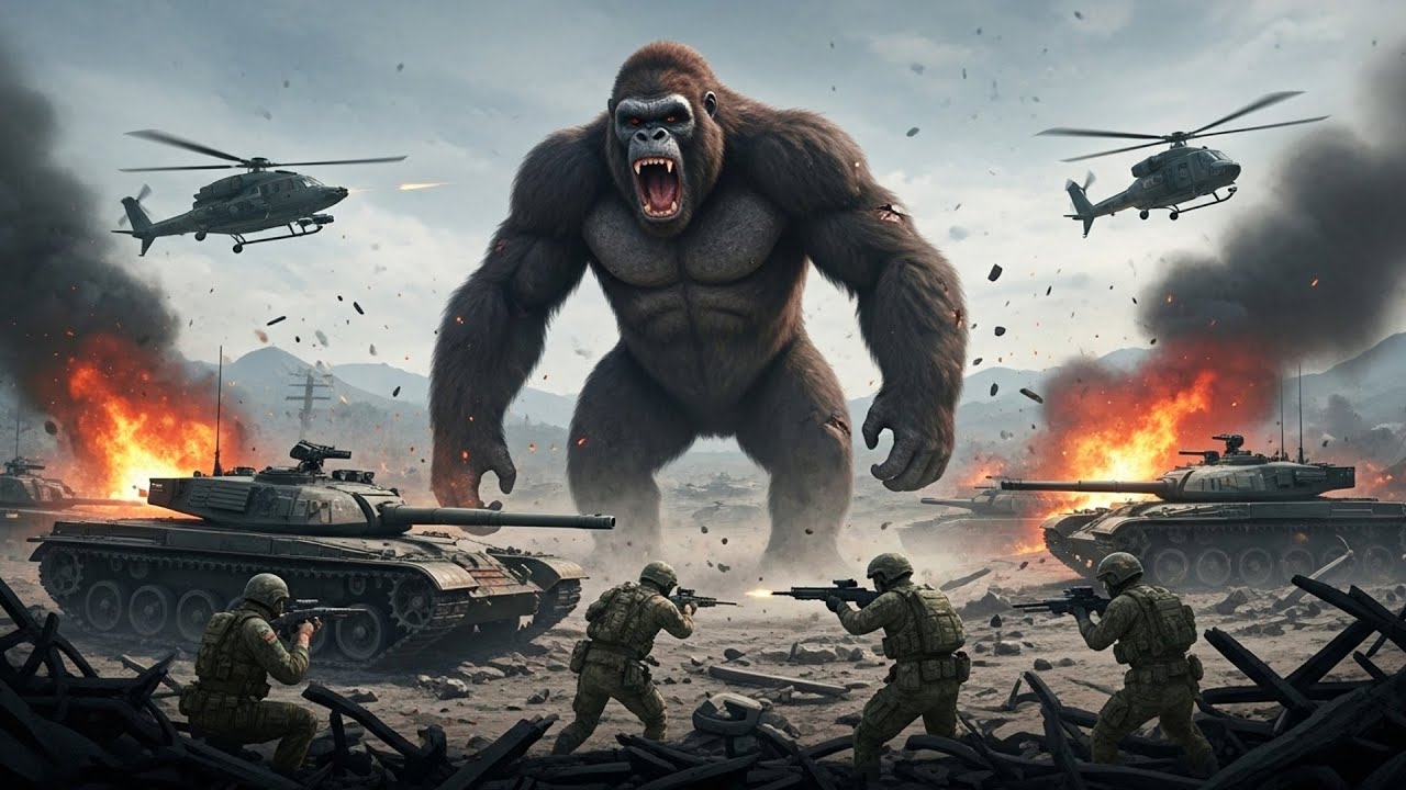 King Kong vs Superpowers Unexpected Destruction On Skull Island- Kong Movie 2025!