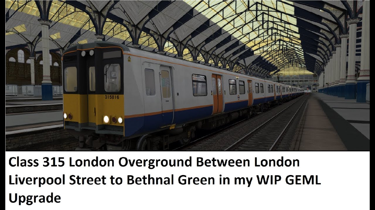 TS2018 London Liverpool Street to Bethnal Green LO Class 315