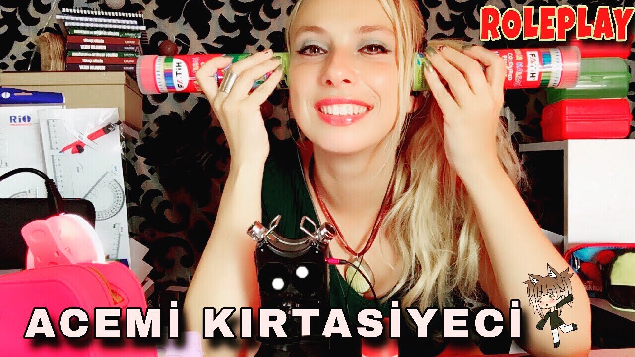 ASMR TÜRKÇE / KIRTASİYECİ OLDUM ( ÇOK ACEMİYİM )  ROLEPLAY / STATIONER ROLEPLAY / 文具商 ✍🏻