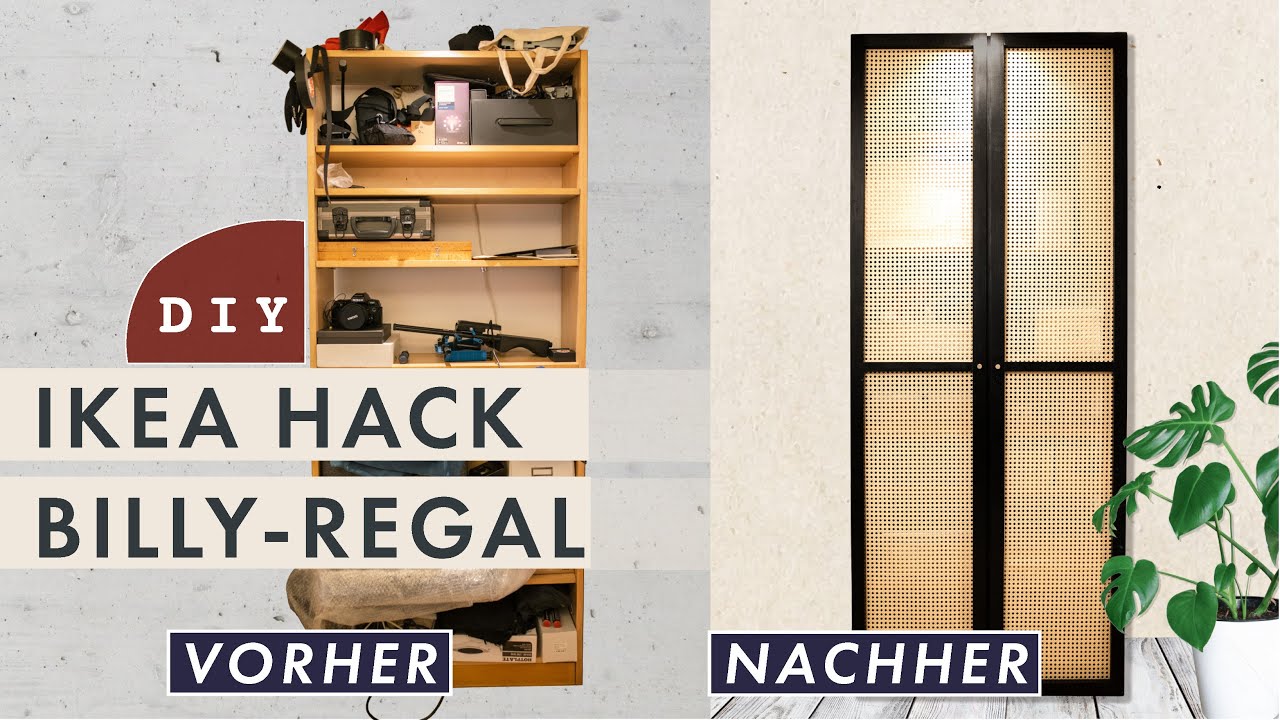 IKEA HACK Billy Regal | Edles Upcycling mit Wiener Geflecht | Jelena Weber