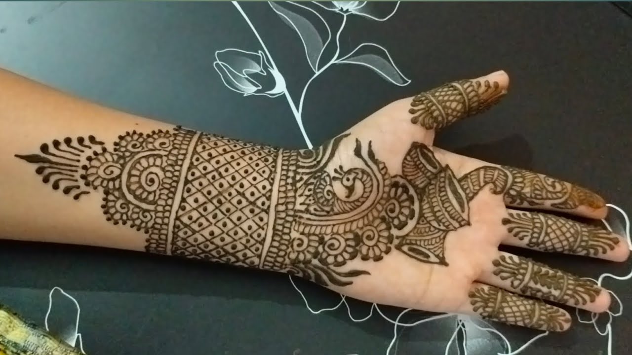 Beautiful mehandi design front hand||Simple and styles mehandi design||Mehandi design ✨#mehndi 