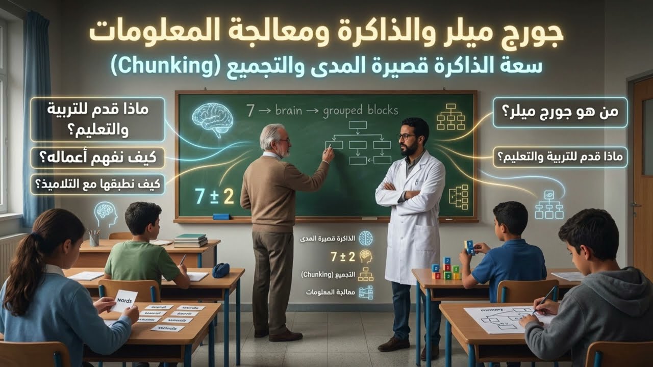 جورج ميلر: الذاكرة ومعالجة المعلومات