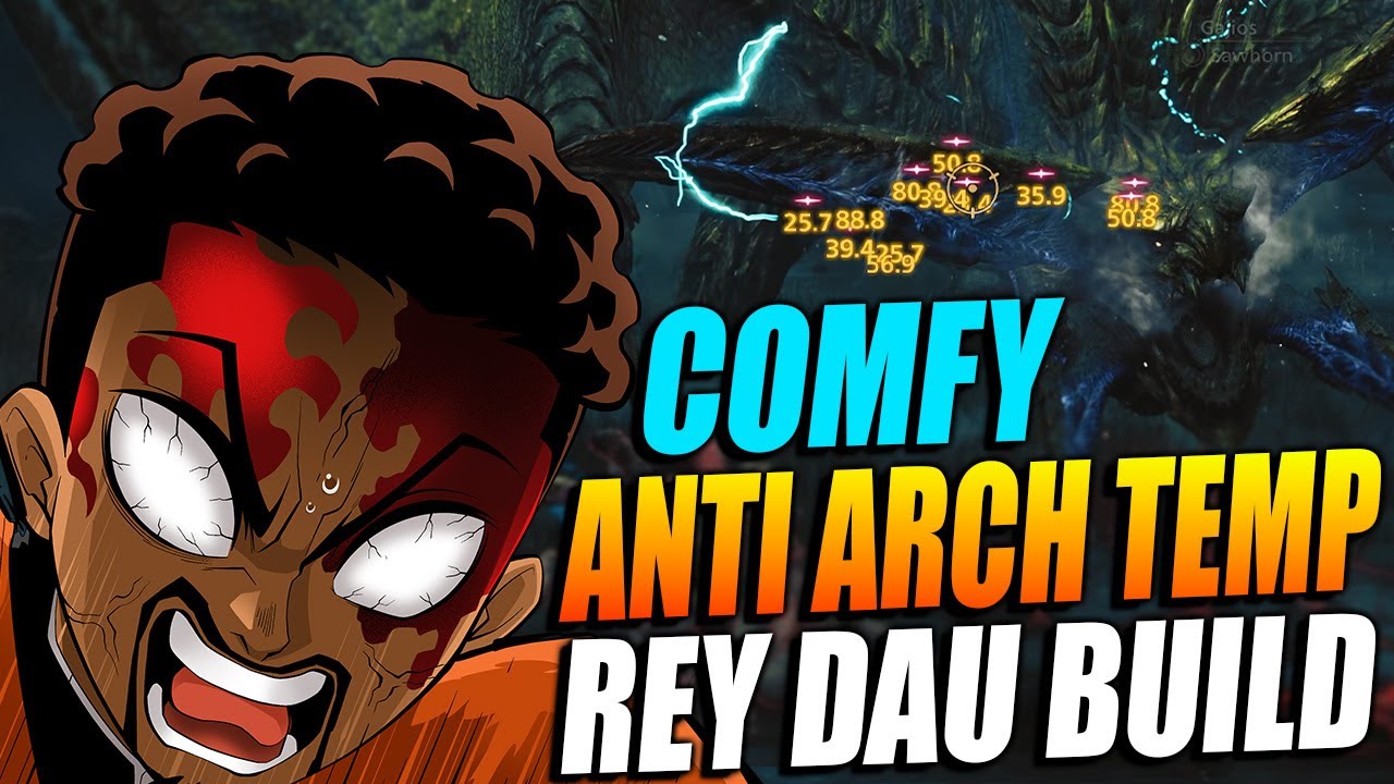 ANTI ARCH TEMPERED REY DAU LONGSWORD BUILD • This Melts! - New Comfy LS Build | Monster Hunter Wilds