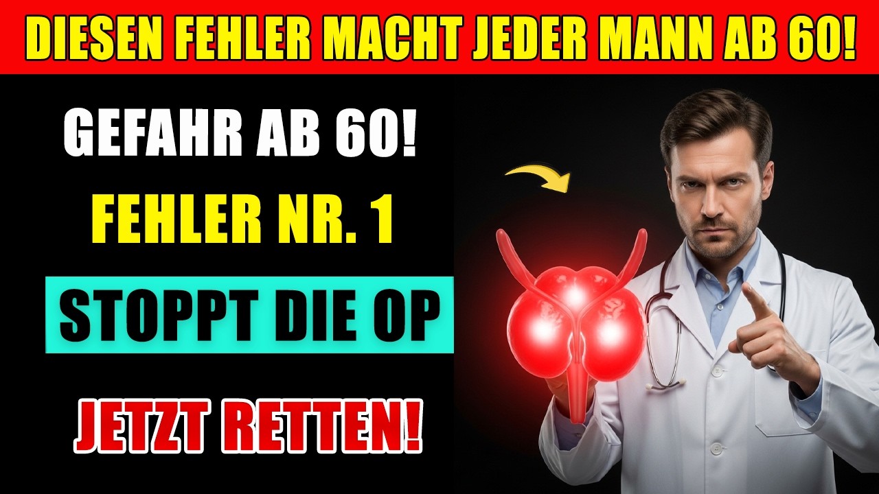 WARNUNG AB 60: Diese 10 Gewohnheiten zerstören heimlich Ihre Prostata! (Nummer 1 ist fatal)