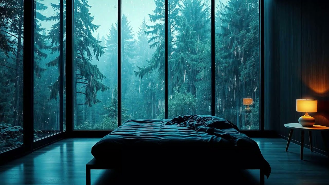 Gentle Rain Sounds for Deep Sleep & Relaxation | Soothing White Noise for Study & Focus