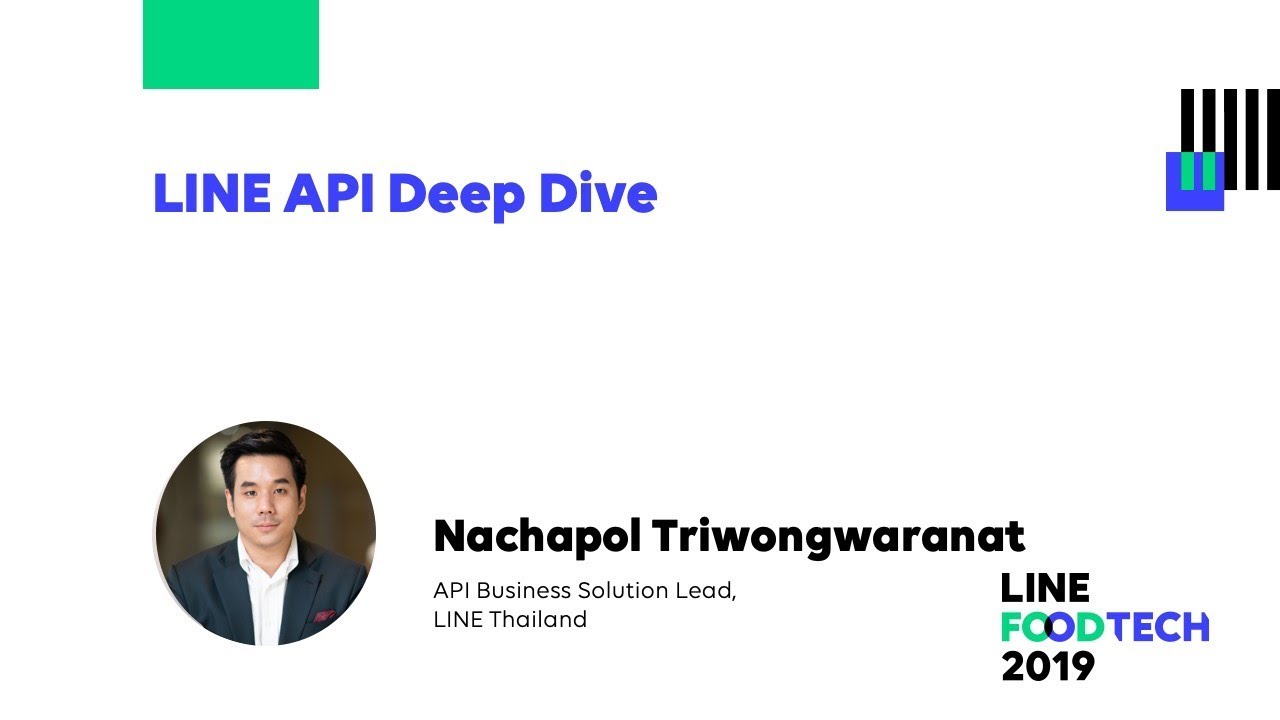 LINE Food Tech 2019 - API Business Solution Lead by LINE Thailand