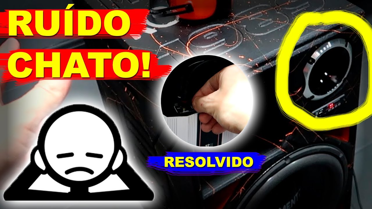 Como tirar ruído de caixa bob com placa Mp3 ou Player