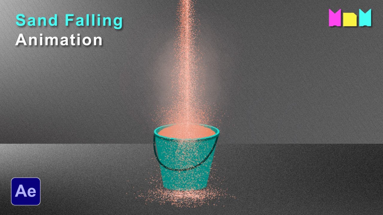 Sand Falling Animation in After Effects