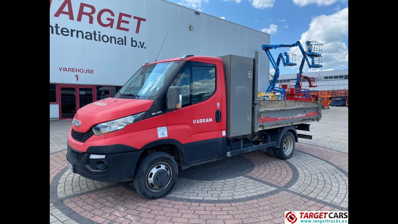 781253 IVECO DAILY 35C12 DUMPTRUCK / TIPPER KIPPER JPM VAN 126HP 09-15 165540KM