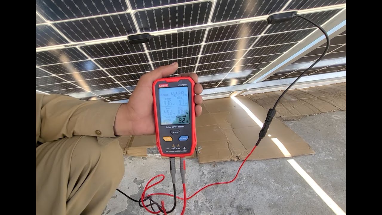 Testing of solar panels efficiency Canadian topcon JA Solar || Austro solar || all solar panels test