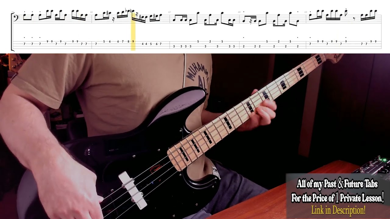 Santana-All the Love of the Universe-Bass Cover with Tab & Notation-Doug Rauch