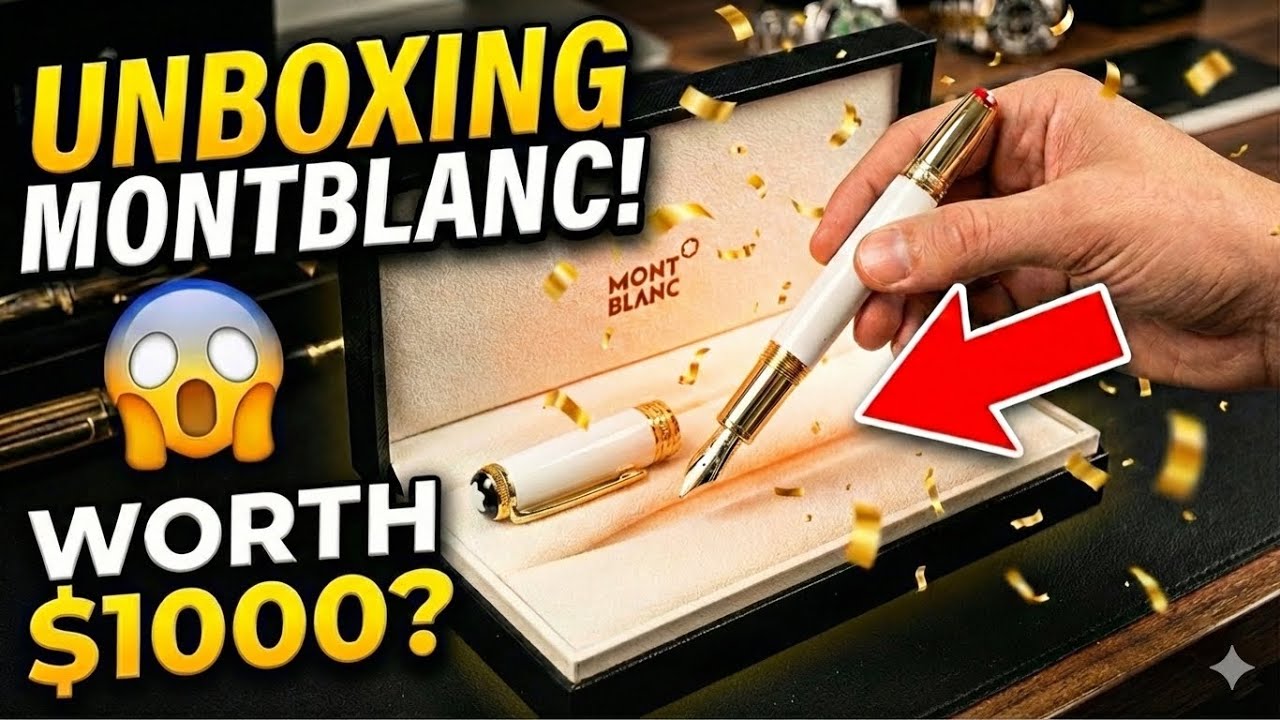 MontBlanc Rouge et Noir Baby | Сравнение распаковки и качества перьевых ручек