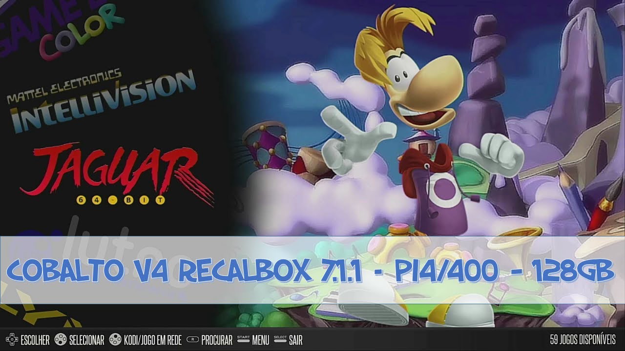Cobalto v4 - 128GB - Recalbox 7.1.1 - Raspberry Pi4