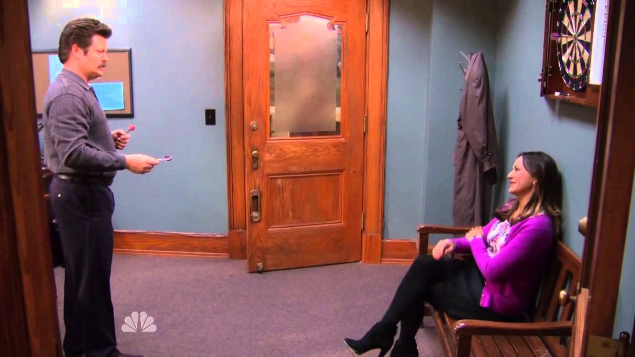 Ron Swanson and Ann Perkins