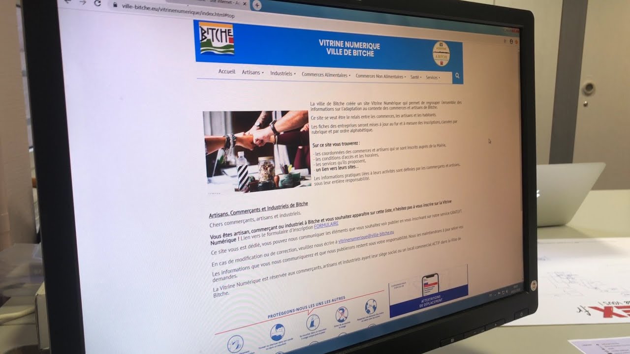 La ville de Bitche met en ligne sa vitrine num&eacute;rique