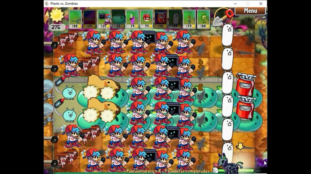 PVZ Mod Funkins vs Battlers supervivencia piscina dia dificil ❤ ¡Descarga en la descripcion!