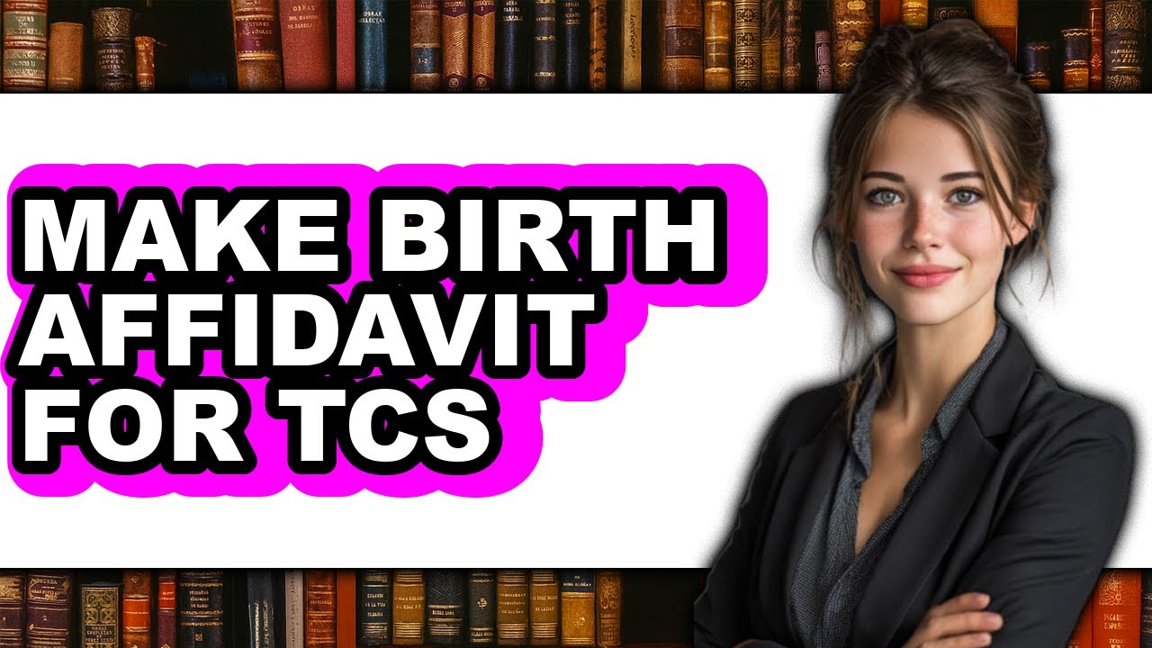 Как составить аффидевит о рождении для TCS
