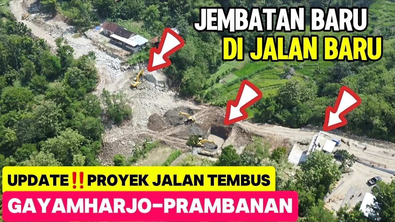 LUBANG FONDASI PILAR PENYANGGA MAKIN DALAM DAN LEBAR‼️BEGINI PEMBANGUNAN JEMBATAN BARU DI GAYAMHARJO