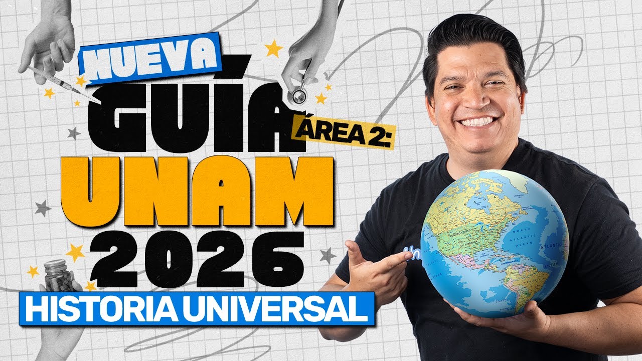Gu&iacute;a UNAM 2026 &Aacute;rea 2 | Historia Universal Explicada y Resuelta Paso a Paso