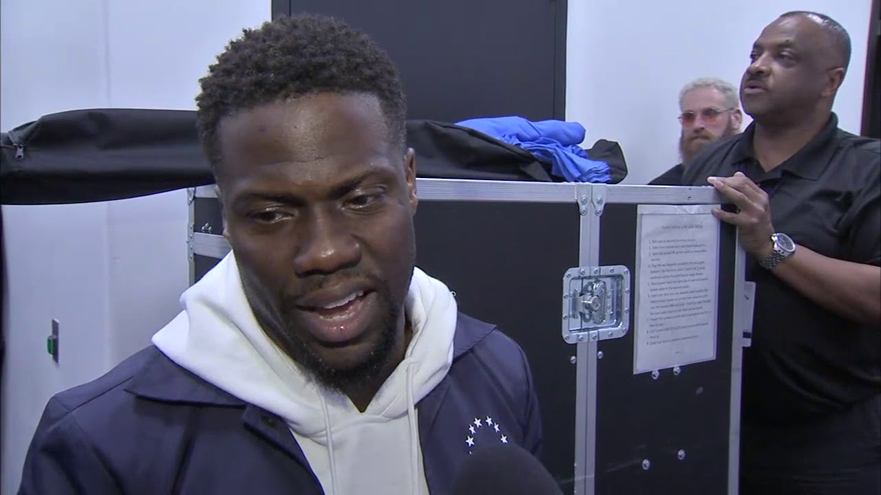 EXCLUSIVE: Kevin Hart speaks on 76ers win, Meek Mill
