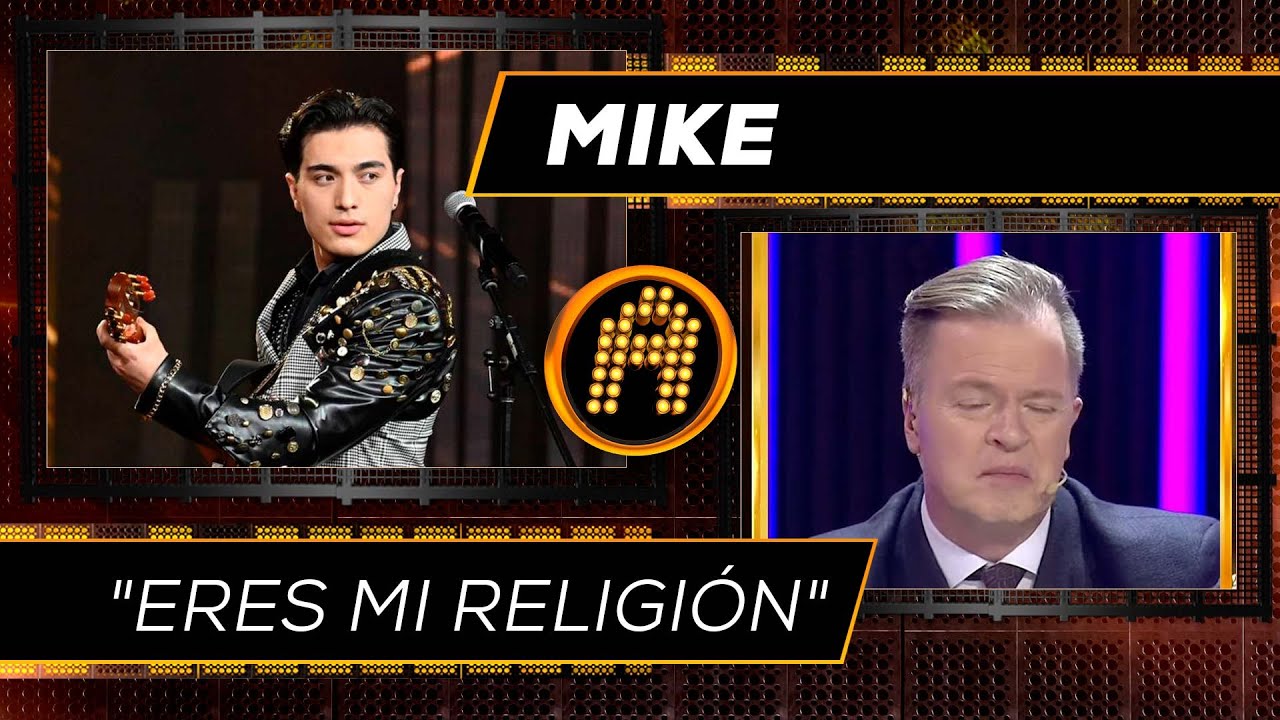 ¡Mike dejó el alma en el escenario al cantar 