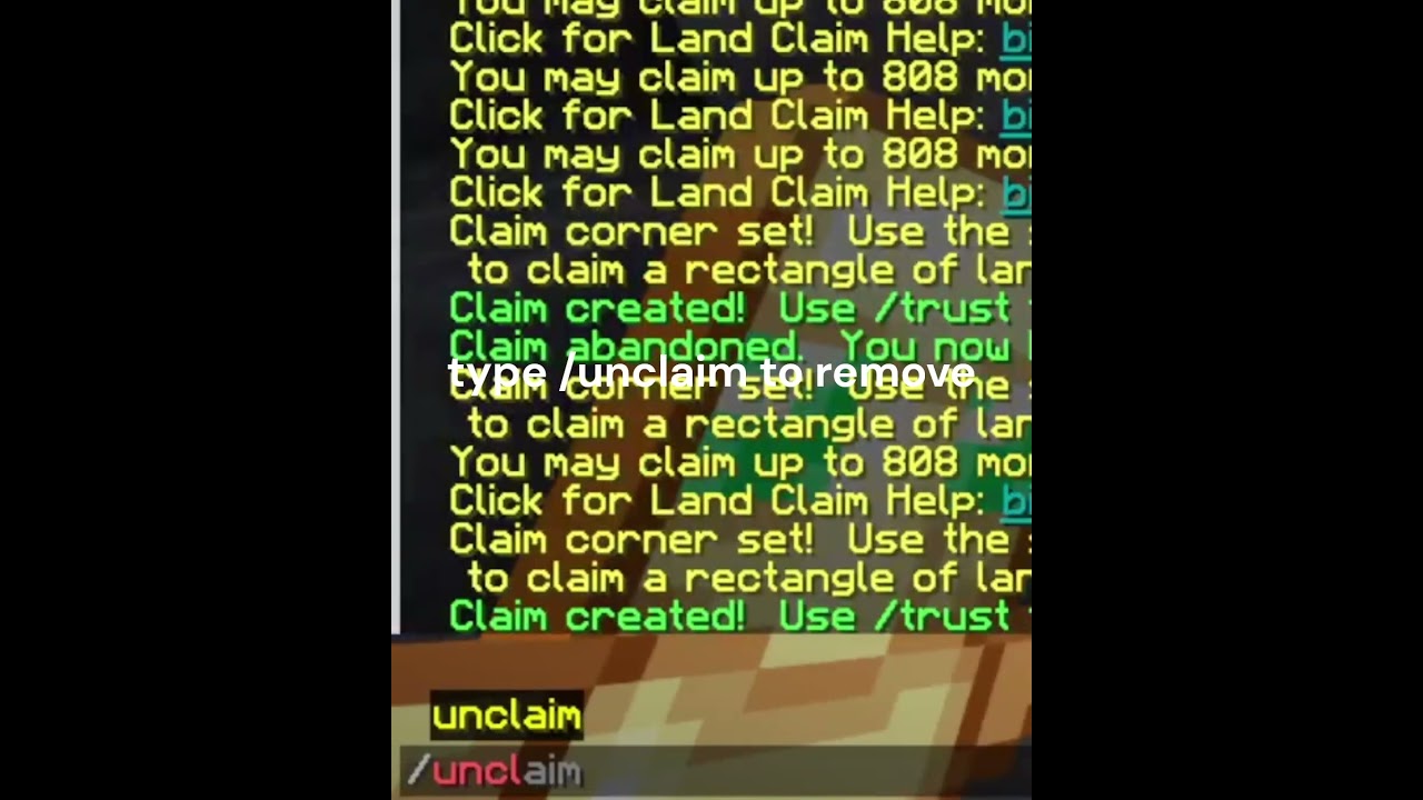 how to claim land on the Public SMP
