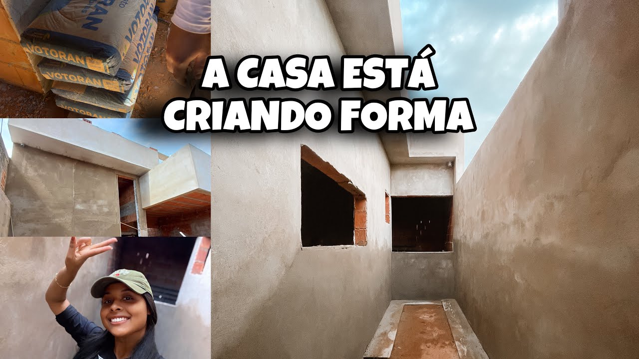 DIÁRIO DE OBRA-OS MUROS ESTÃO SENDO FINALIZADOS