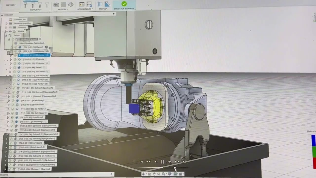 Fusion 360 CAD/CAM Simulation &ndash; Erste Projekte bei HPS Hydropneu