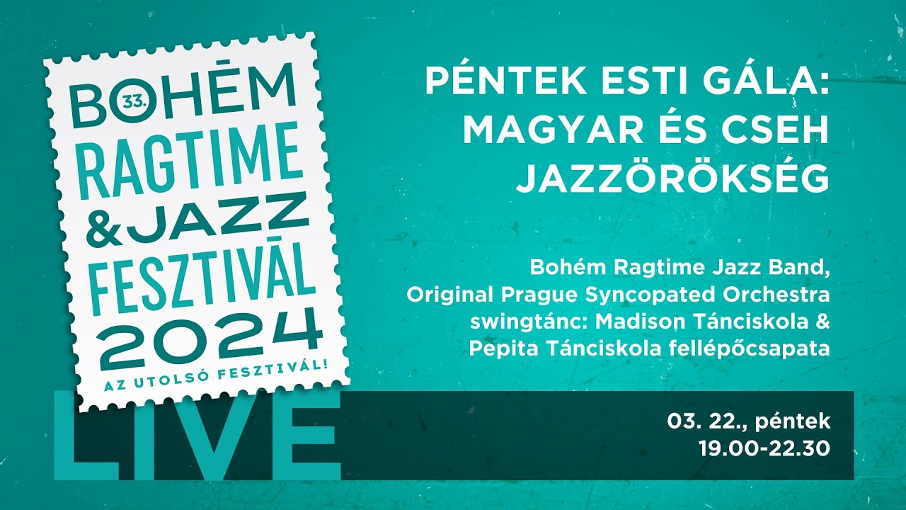 33rd (last) Bohém Ragtime & Jazz Festival LIVE 1