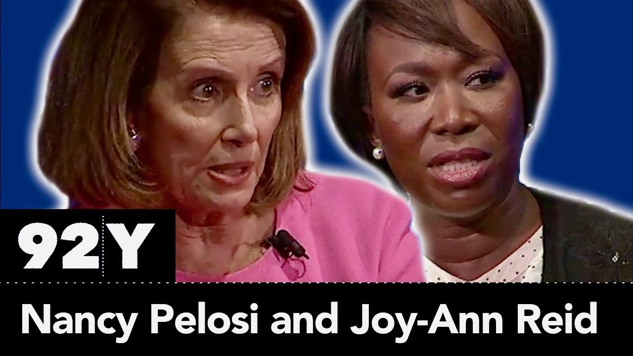 House Democratic Leader Nancy Pelosi with Joy-Ann Reid
