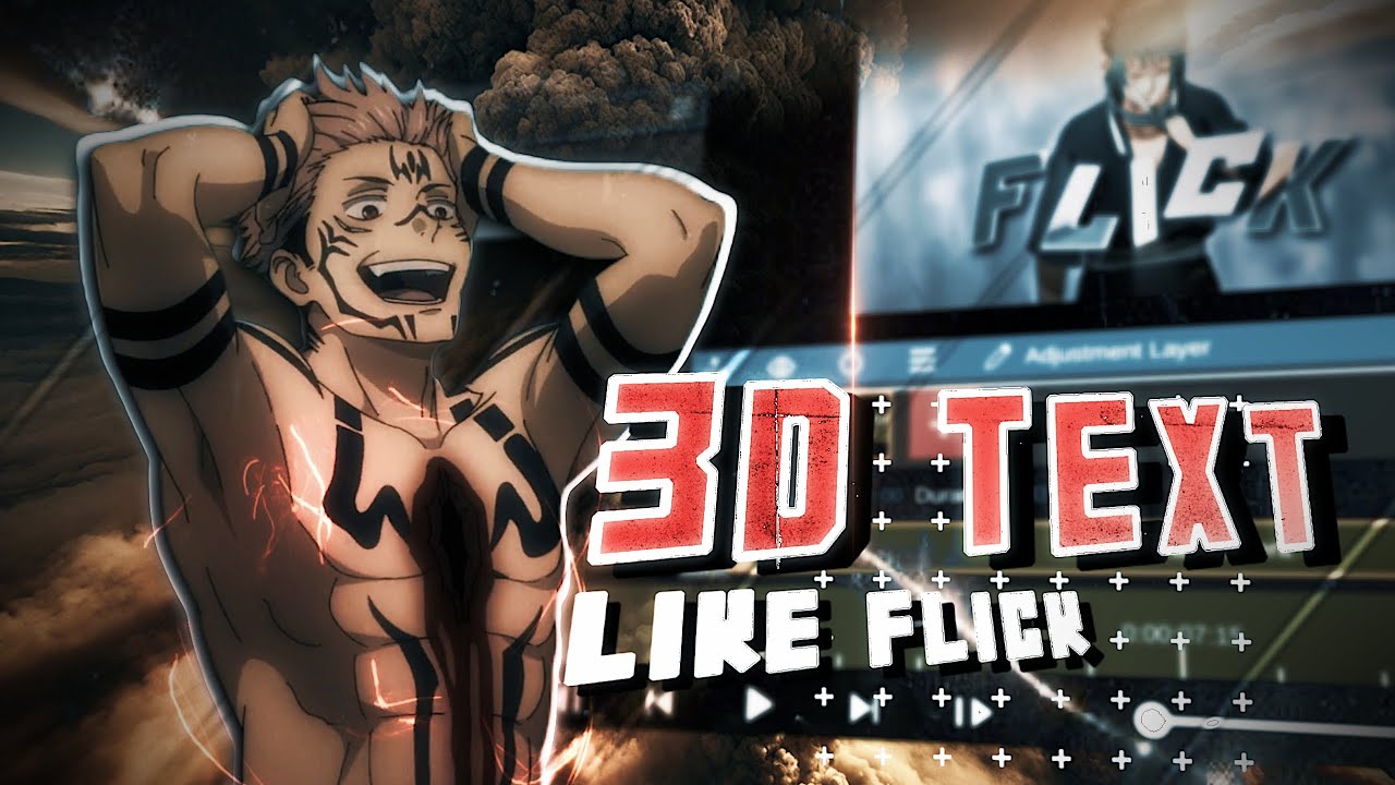 𝟯𝗱 𝗧𝗲𝘅𝘁 𝗹𝗶𝗸𝗲 𝗳𝗹𝗶𝗰𝗸 𝘁𝘂𝘁𝗼𝗿𝗶𝗮𝗹 [𝗻𝗼𝗱𝗲 𝘃𝗶𝗱𝗲𝗼]!!!