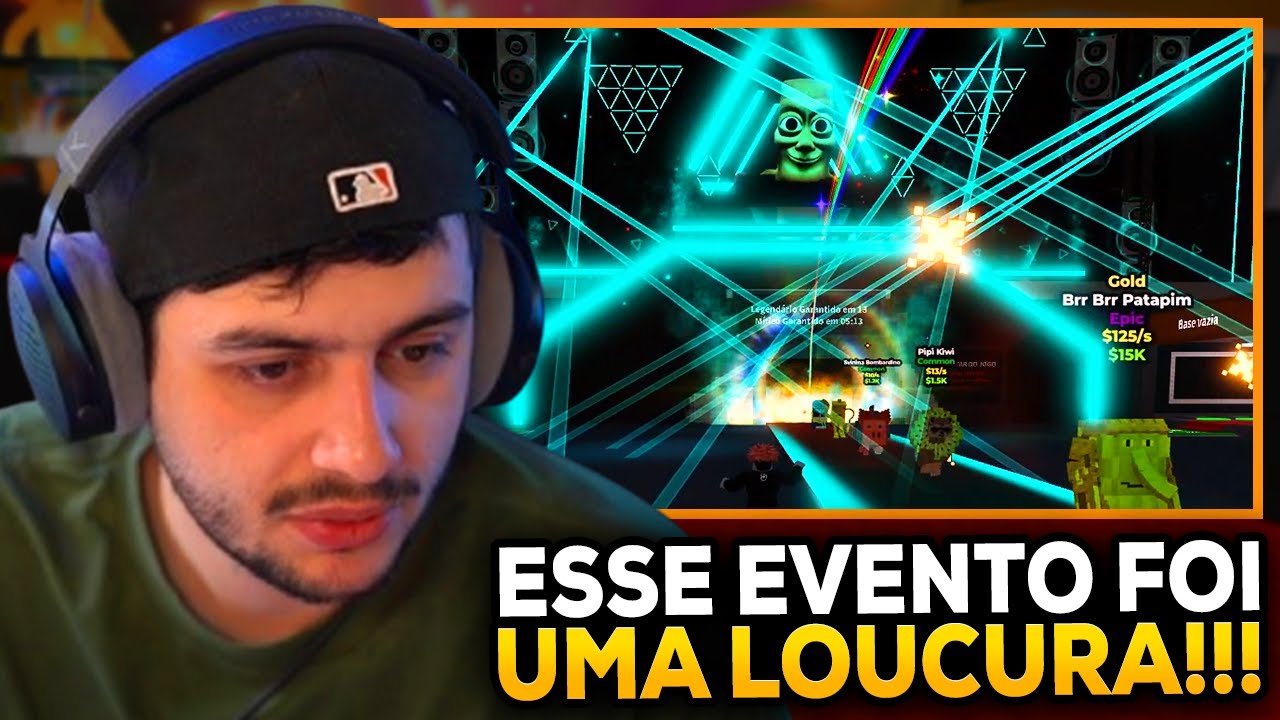 PARTICIPEI DO MEU PRIMEIRO EVENTO NO BRAINROT DO ROBLOX