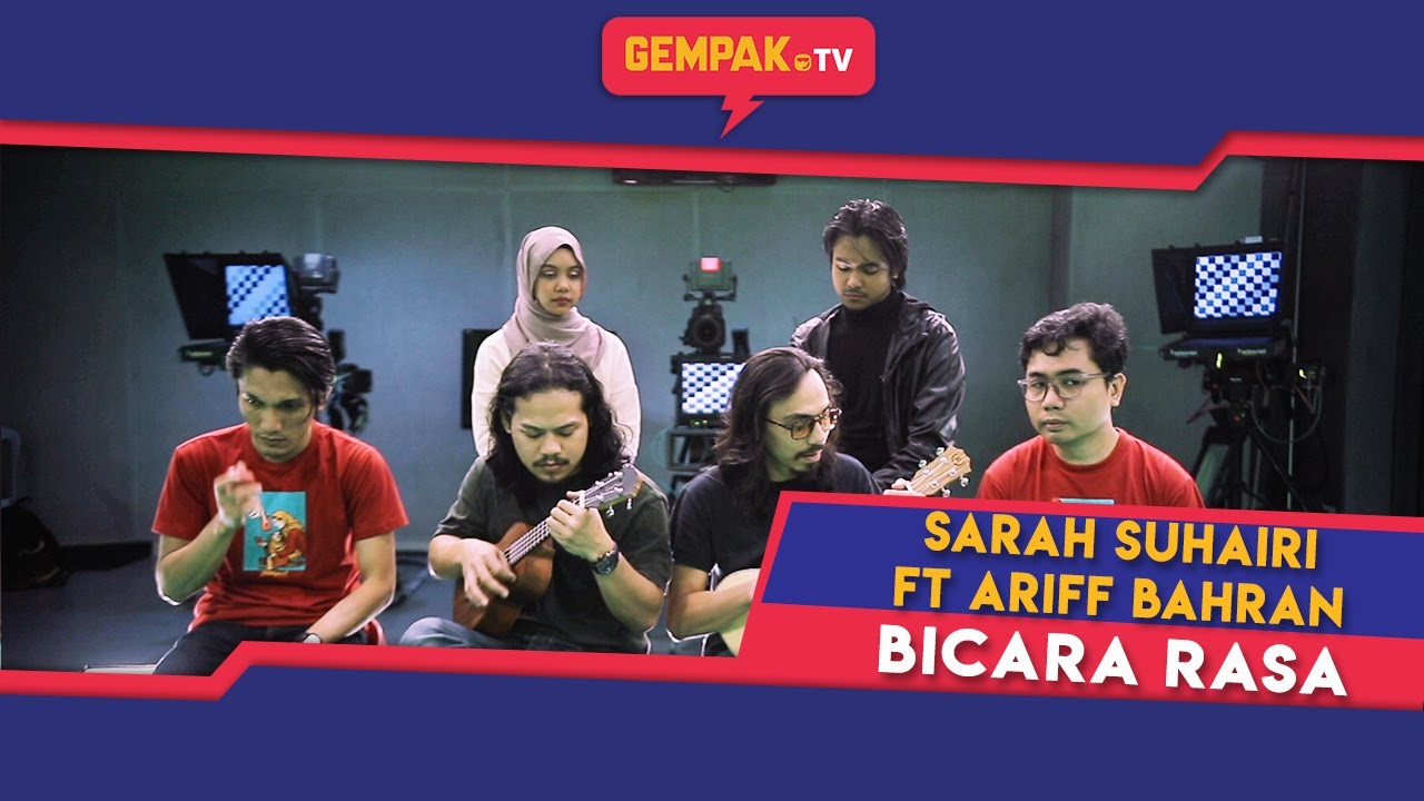 Ariff Bahran & Sarah Suhairi - Bicara Rasa ft Carca Merba Band | Gempak TV