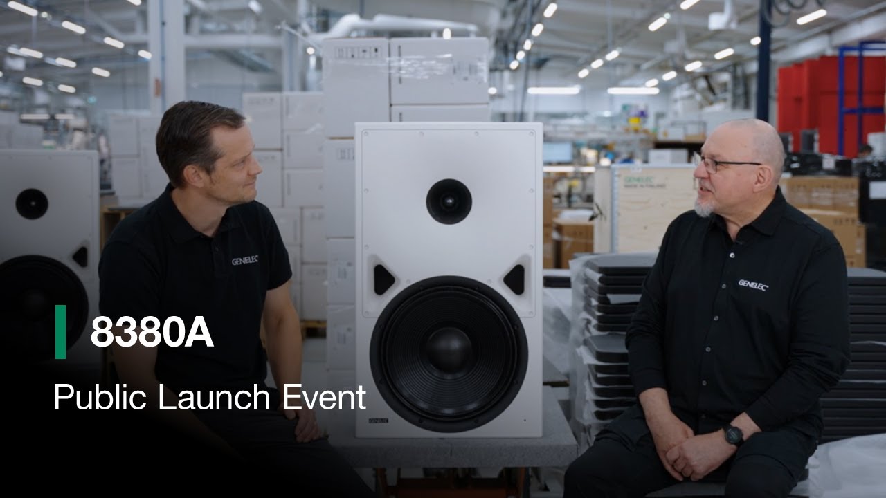 Meet the new Genelec 8380A SAM™ Main Monitor – Public Launch Event