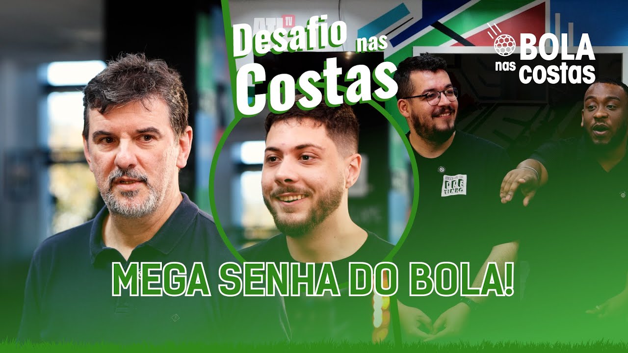 MEGA SENHA DO BOLA NAS COSTAS! | Desafio nas Costas | ATL TV
