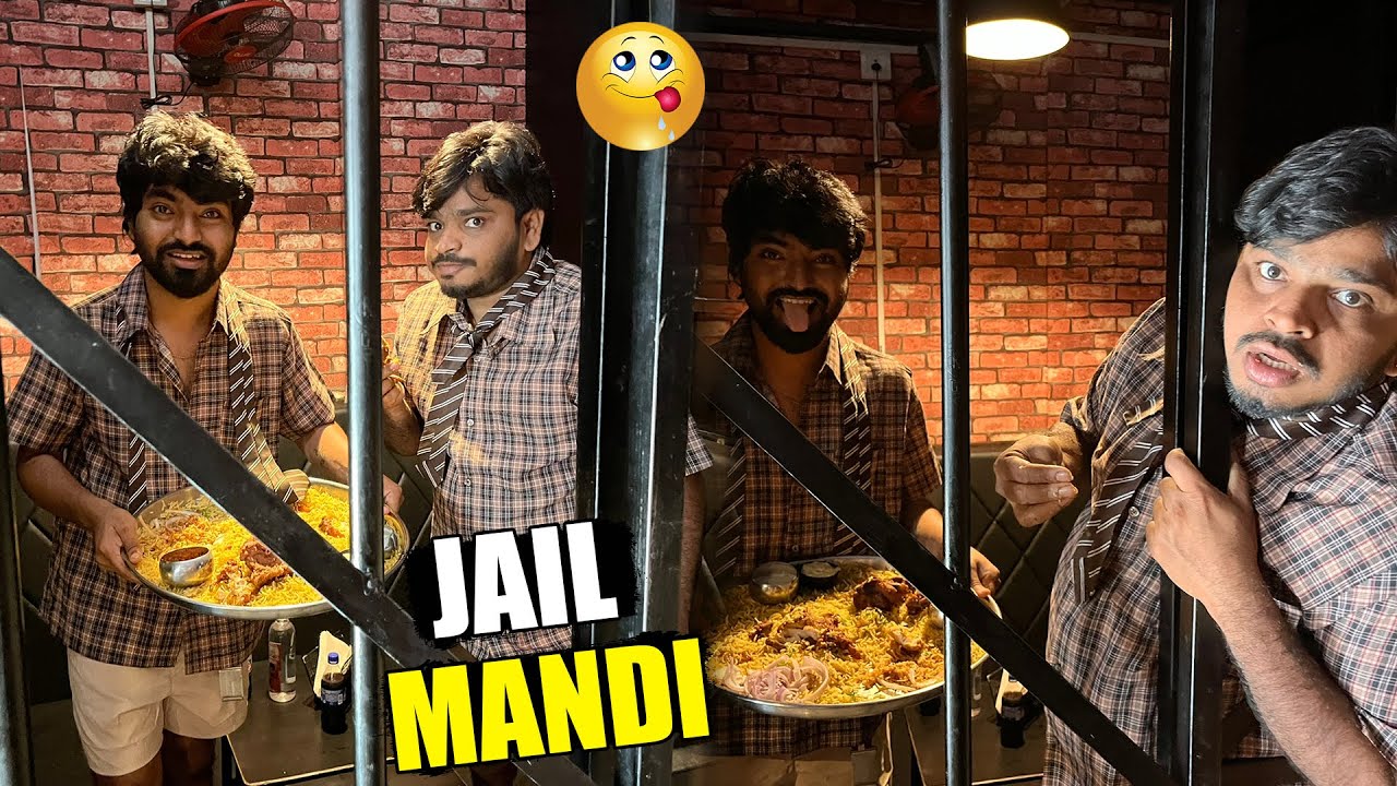 Eddi Brothers IN Gismat Jail Mandi l Arabian Mandi l Hyderabadi Jail Restaurant | Uttara Prashanth