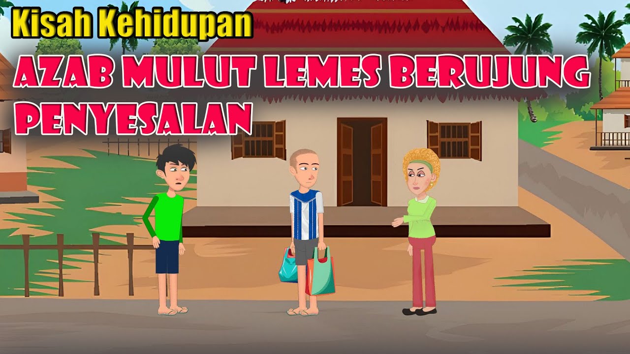 Azab Tukang Fitnah (Anak KAmpung 2D)- By Cerita Warmad . #animasiazab