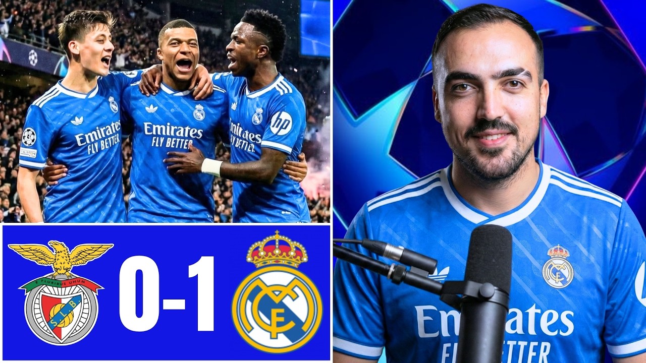 Arda Güler'in Benfica Maçı Performansı | Benfica 0-1 Real Madrid | Şampiyonlar Ligi