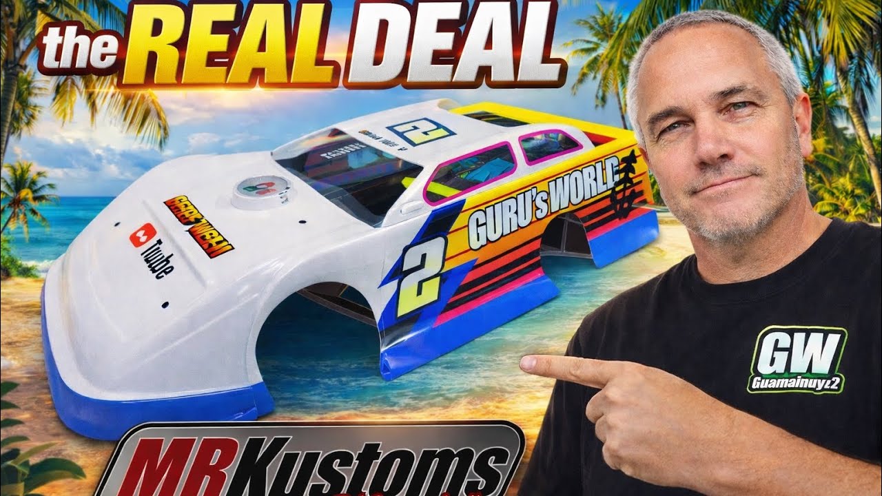 How to paint a RC Dirt Late Model body