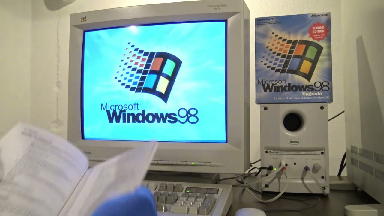 Upgraded Windows 95 to Windows 98 in December 2001 just in time in the BACKROOMS