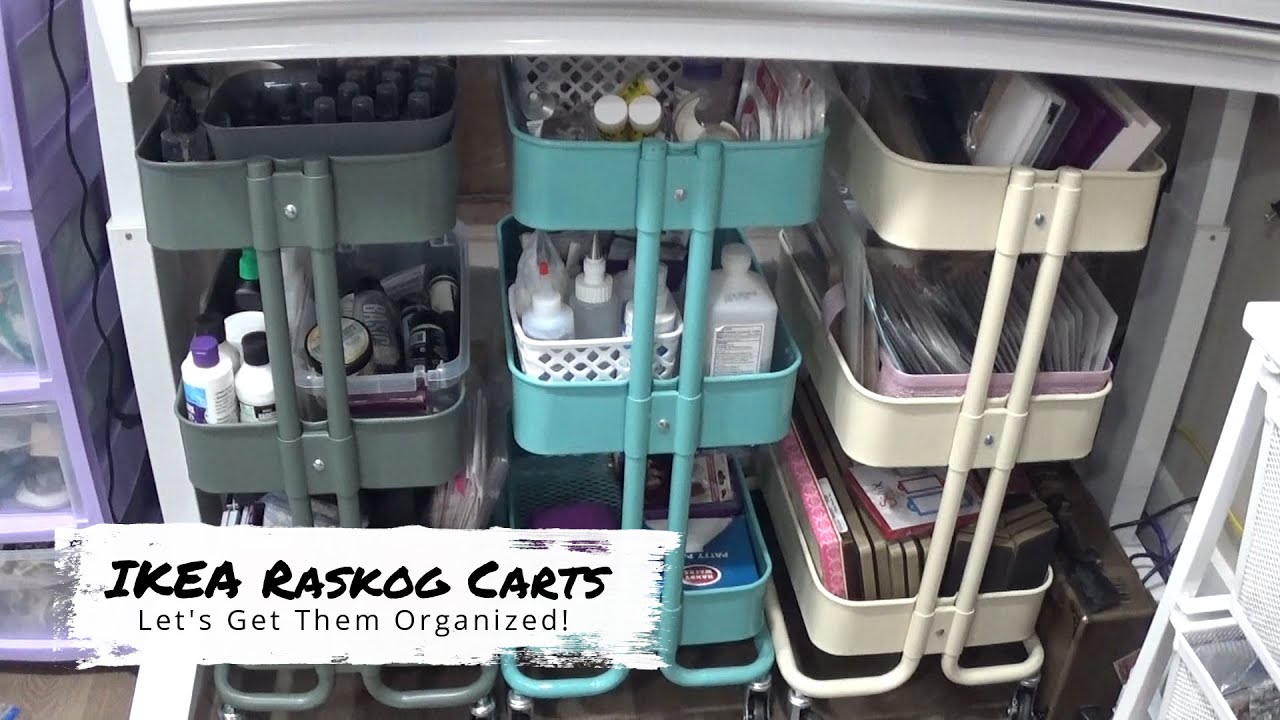IKEA Raskog Carts | Let's Get Them Organized! #ikea #raskogcart
