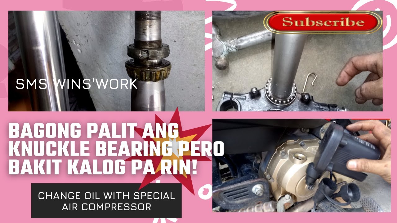 raider j 115 fi ||BAGONG PALIT KNUCKLE BEARING ,MAKALOG PA DIN/Paano ayusin? at Change oil na rin