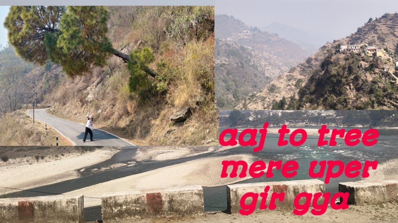 Paid mere uper gir gya 😭 and srinagar river Alaknanda  view vlog