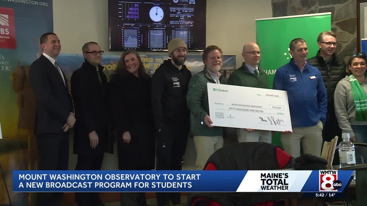 Mount Washington Observatory to launch first-ever broadcast meteorology internship