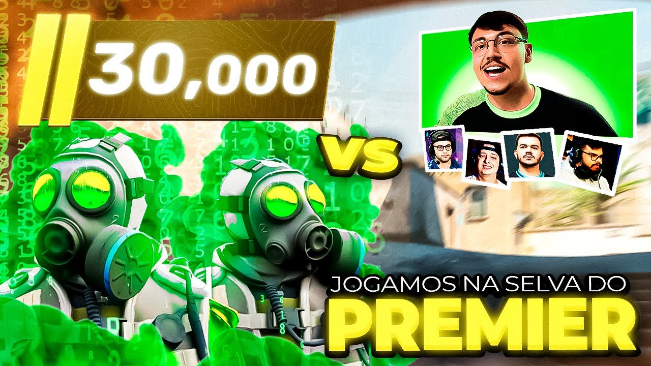 Jogando NA SELVA do PREMIER atr&aacute;s do RANK MAIS ALTO do CS2...Achamos 2 SUSPEITOS e ANALISAMOS eles🔥