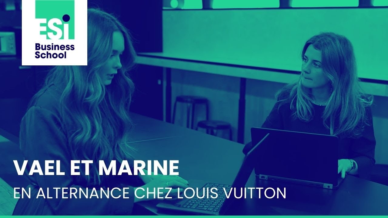 Vael et Marine, en alternance chez Louis Vuitton - ESI Business School
