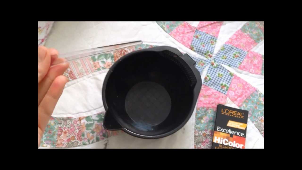Dying my hair with L'oreal HiColor dye