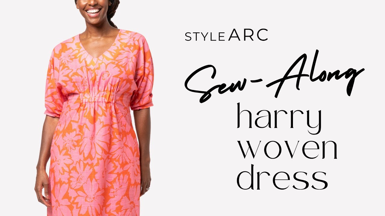 Style Arc | Harry Woven Dress Sew Along | Sewing Tutorial