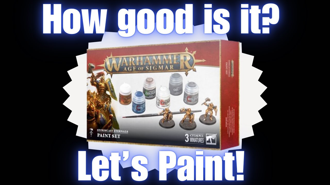 How well can I paint with just the Stormcast Eternals paint set?